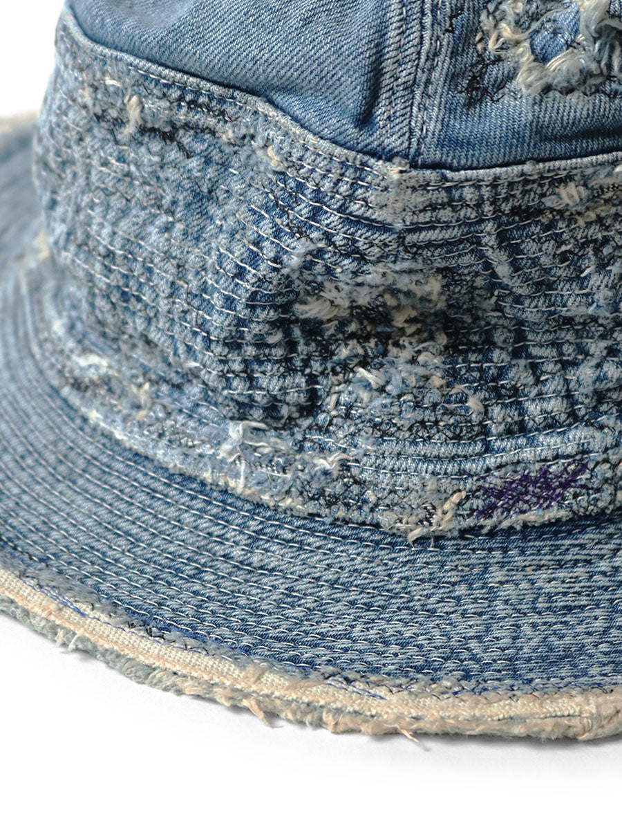 Kapital 11.5oz Denim “The Old Man & The Sea” Hat (Distressed Remake)