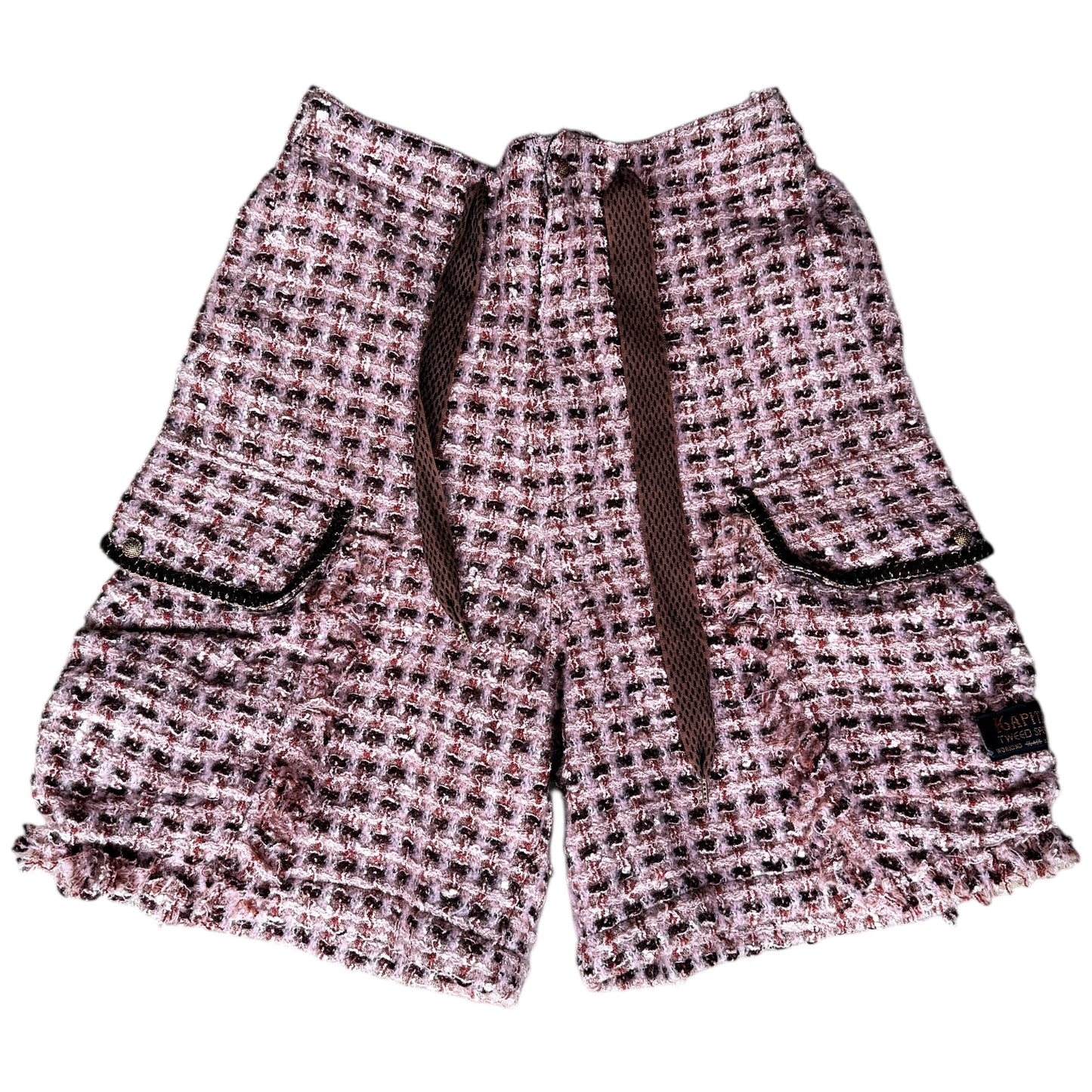 Kapital Fancy Tweed Easy Shorts Pink
