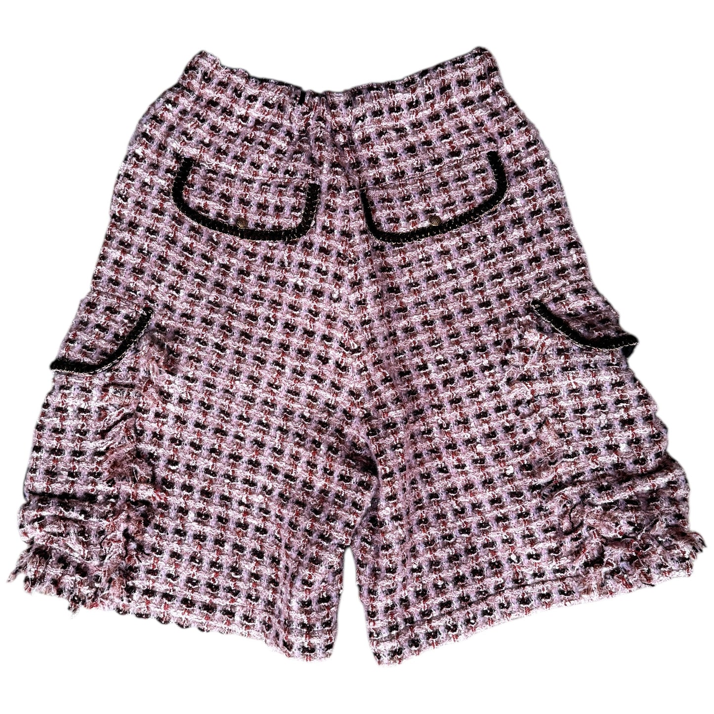 Kapital Fancy Tweed Easy Shorts Pink