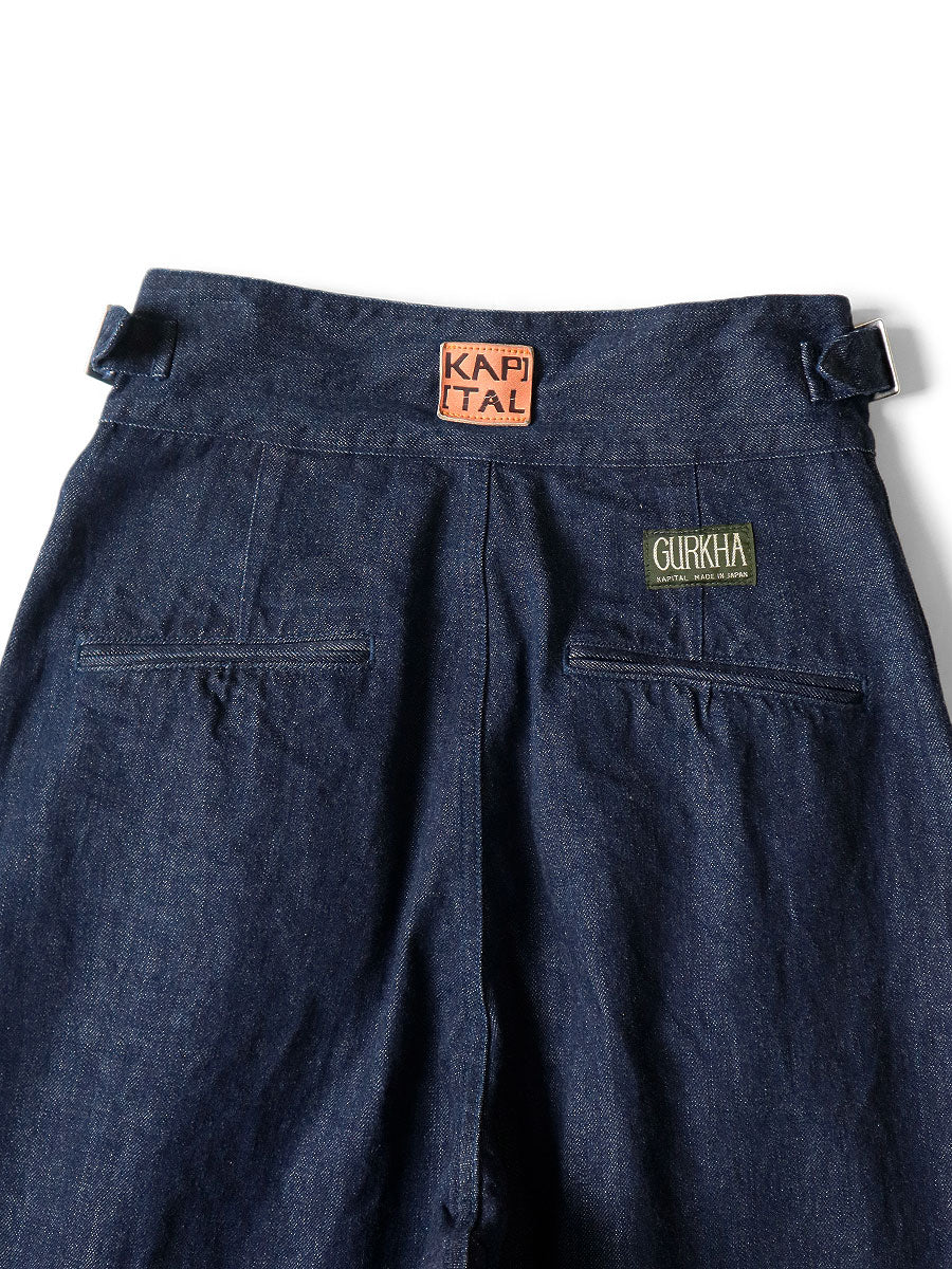Kapital 14oz Selvedge Denim Gurkha Pants
