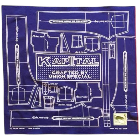 Kapital Fastcolor Selvedge Bandana (Barbie Pattern Union Special)