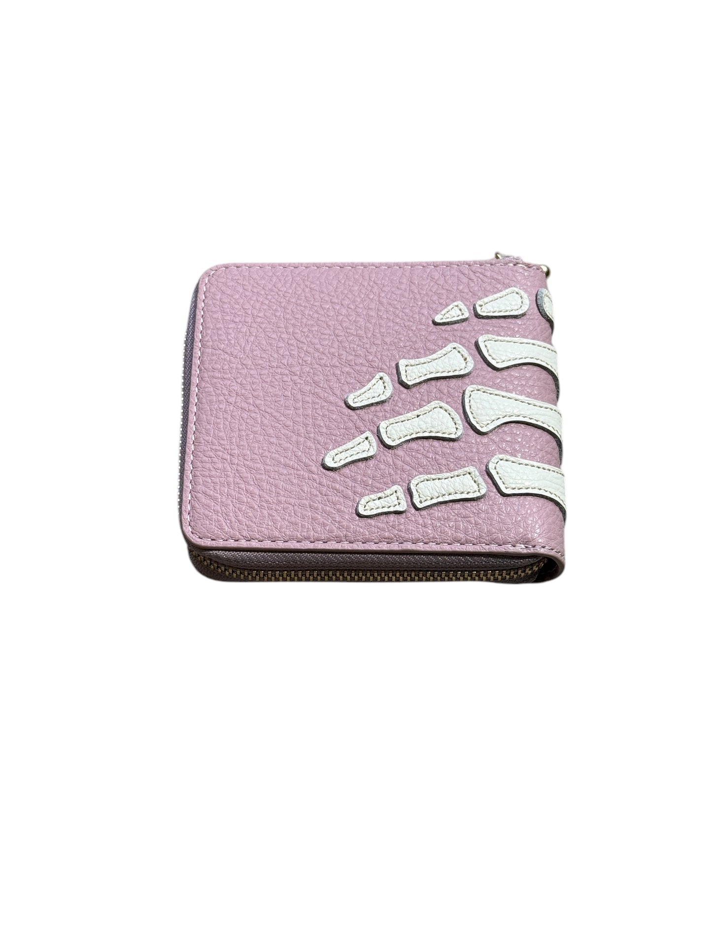 Kapital Thumbs Up Bone Hand Zip Wallet