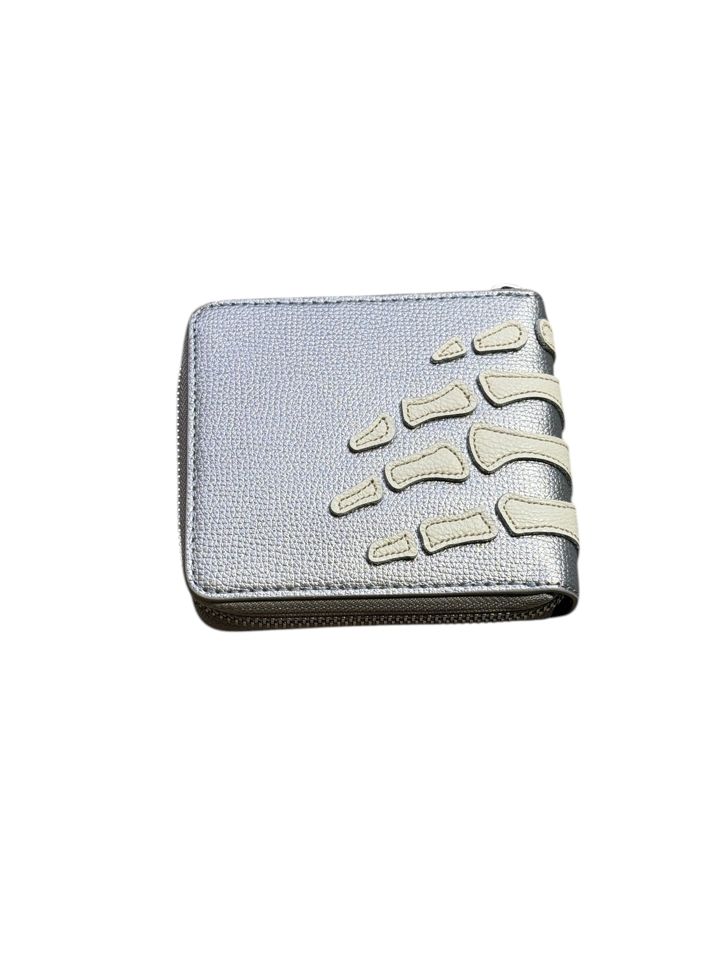 Kapital Thumbs Up Bone Hand Zip Wallet
