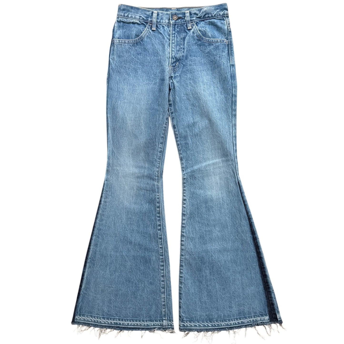 Kapital Kountry Vintage Washed Denim Super Flare Pants (2016)