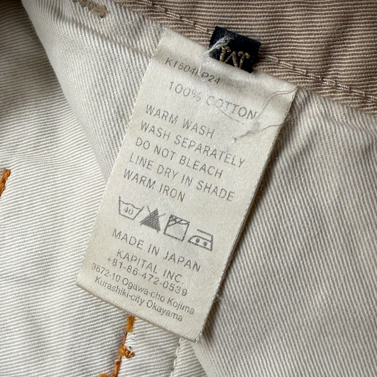 Kapital Chino Paint Splatter Pants