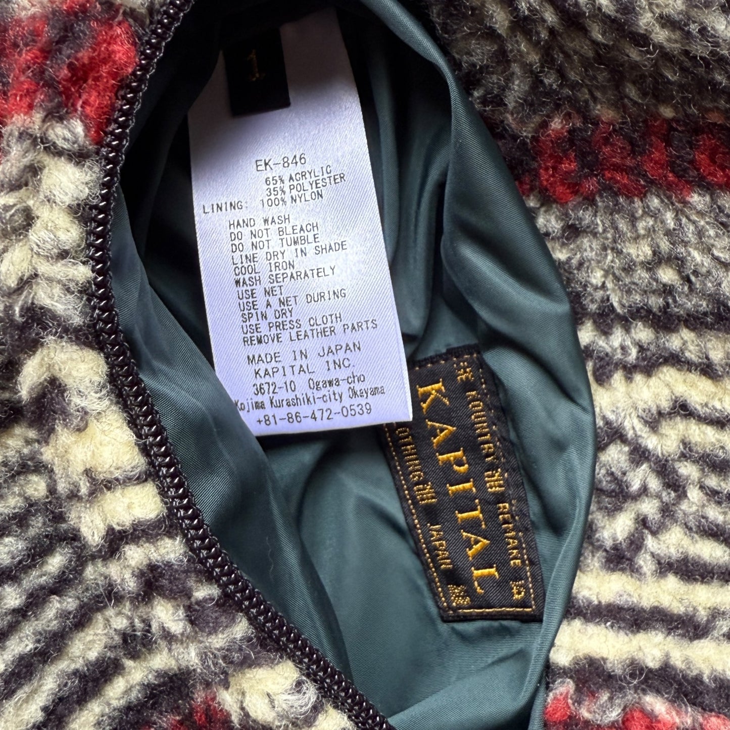 Kapital Birds Iboa Fleece Reversible Blouson