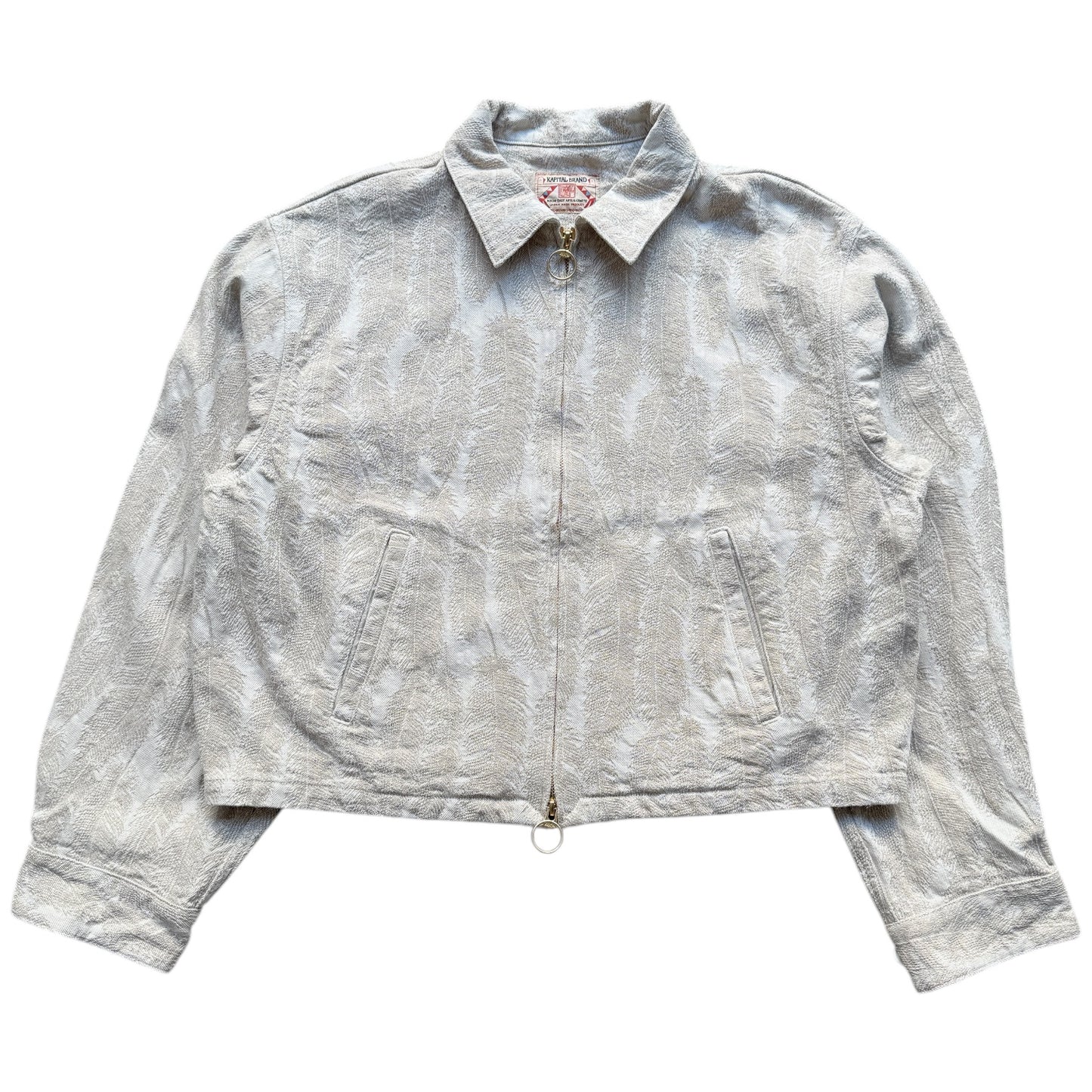 Kapital 12oz Magpie Feather Denim Drizzler Jacket