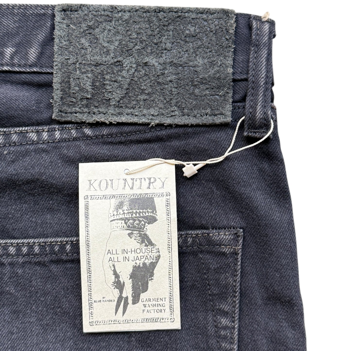 Kapital 14oz Black Denim 5P Monkey Cisco (Studs Remake) (Processed)