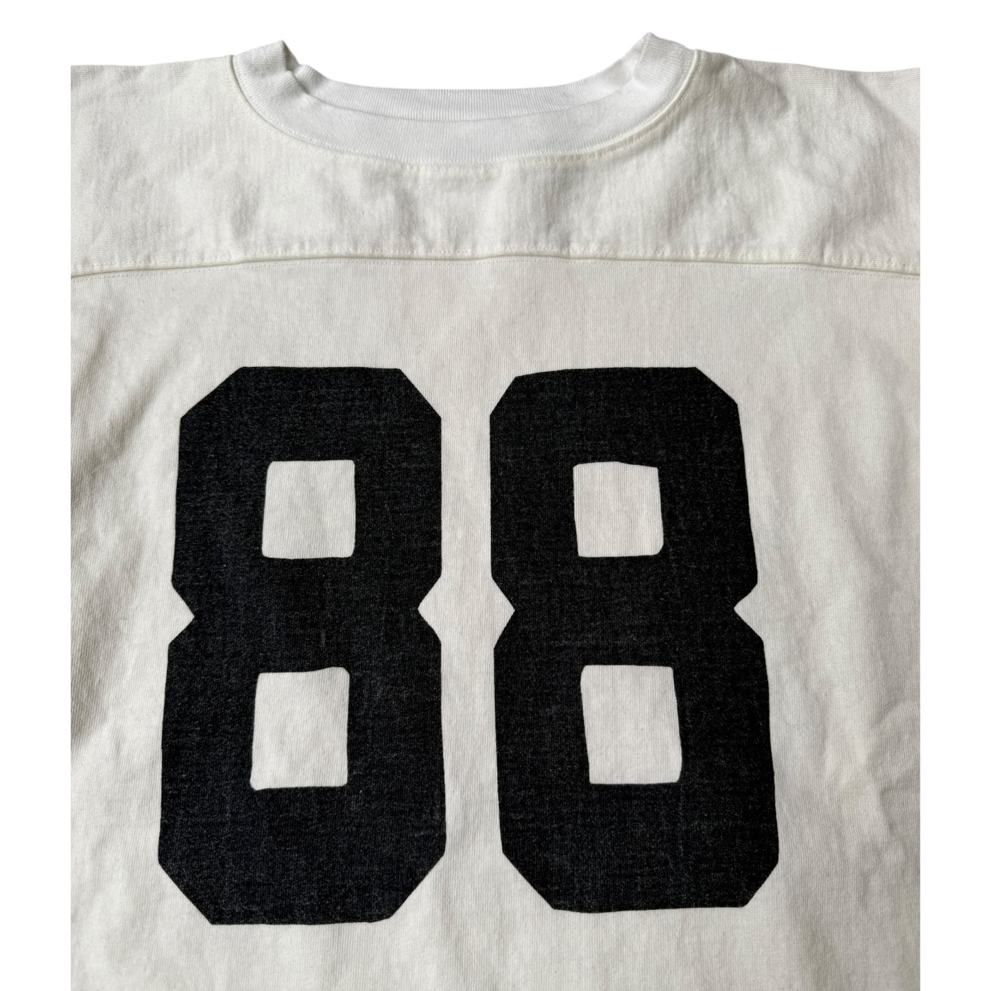 Kapital Tightly Woven Jersey Elbow Rip Football Long Sleeve Tee (88 Print)