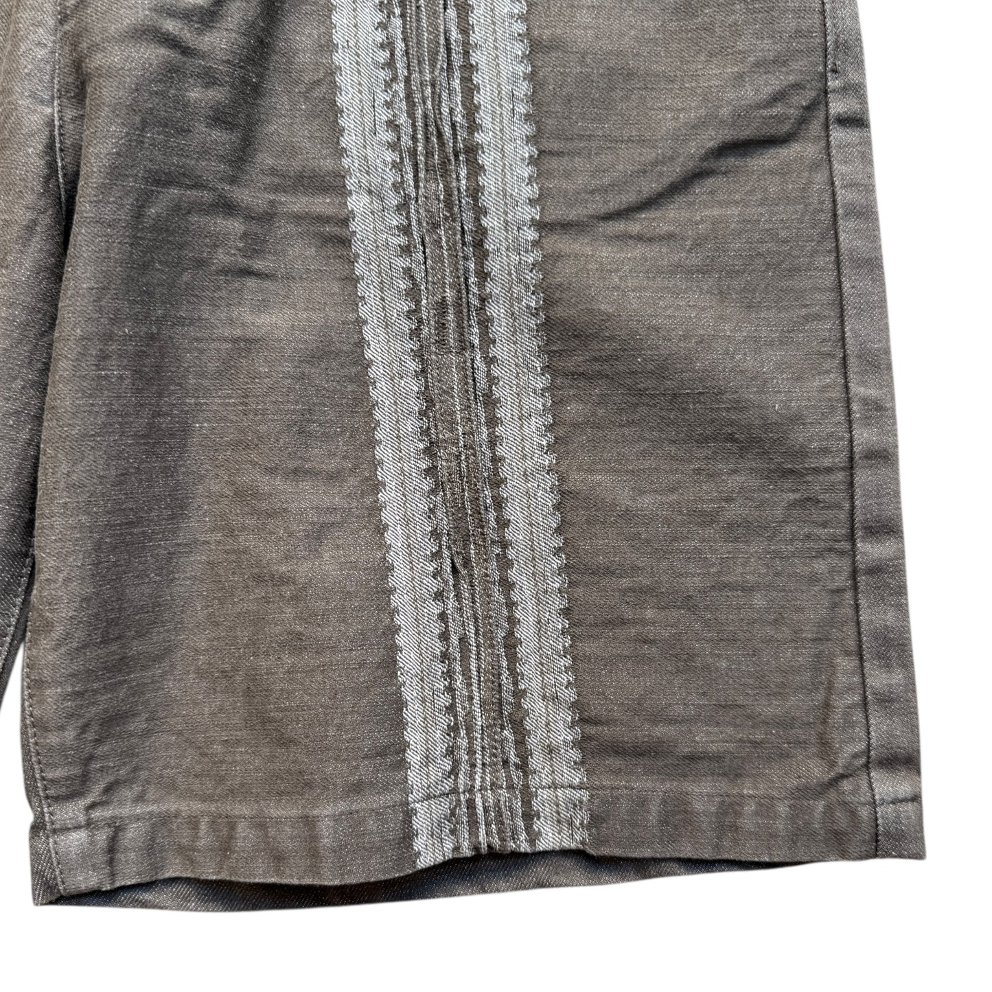 Kapital 12oz Yagasuri Jacquard Denim Shorts
