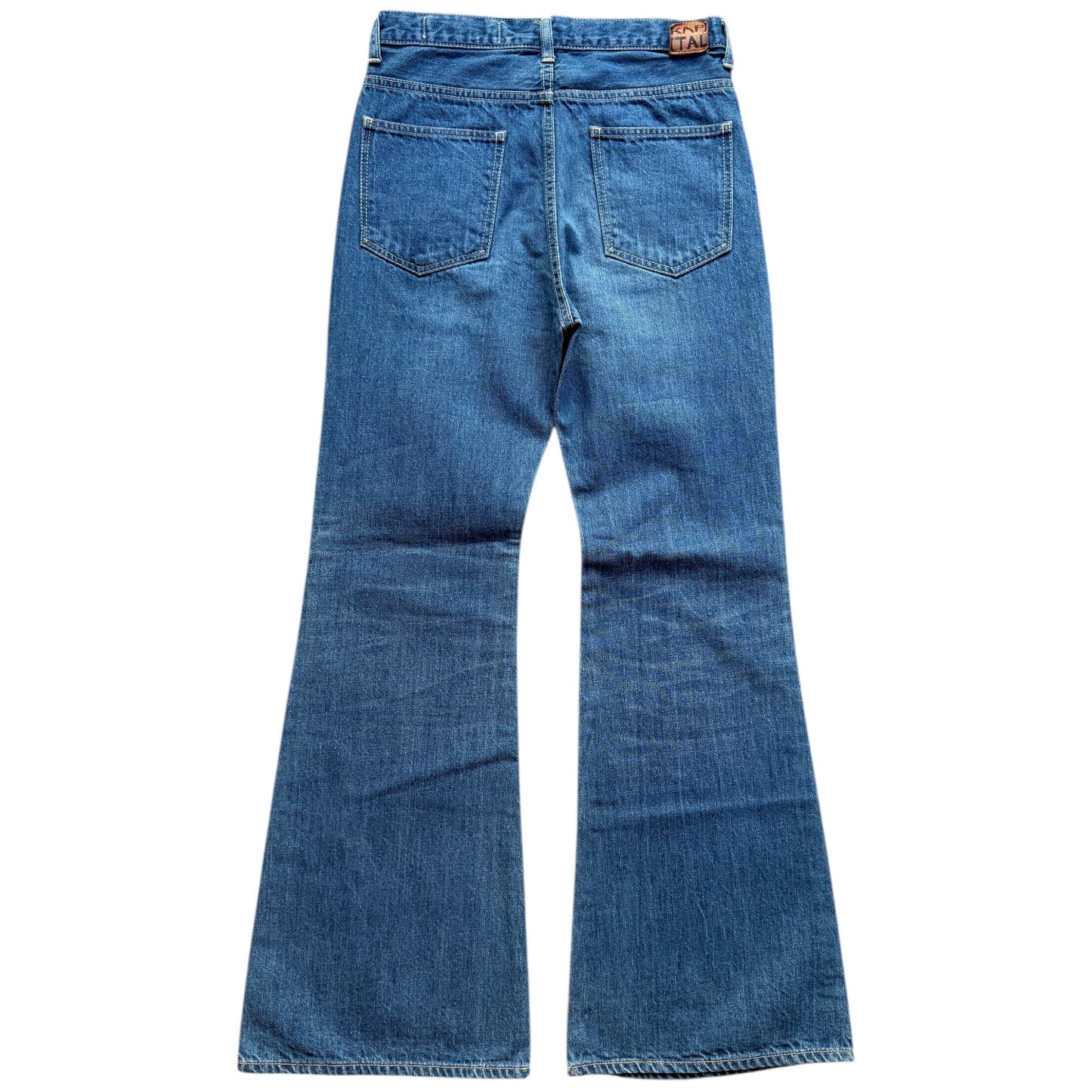 Kapital Vintage Washed Denim Flare Pants (Archive)