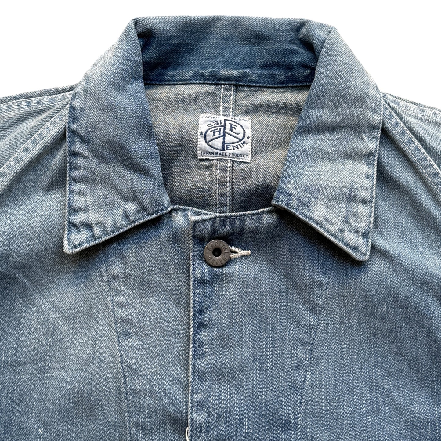 Kapital 12oz Denim Cropped Winday Chair Jacket (Short Coverall)