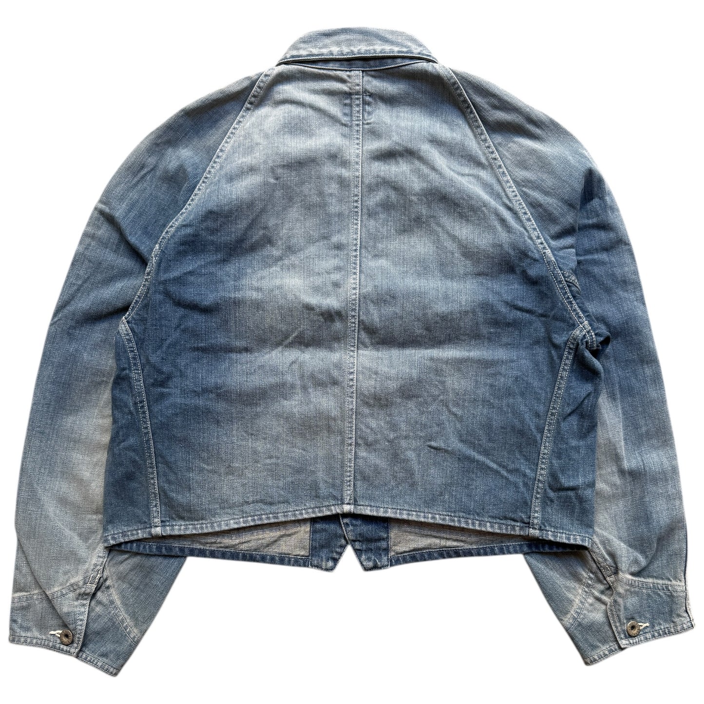 Kapital 12oz Denim Cropped Winday Chair Jacket (Short Coverall)
