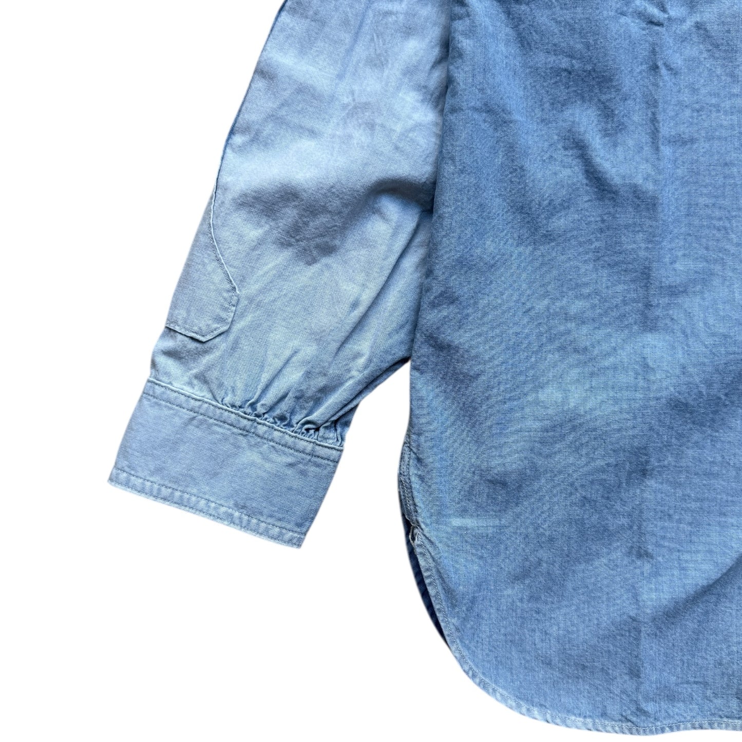 Kapital Chambray Bone Patch Ventilator Work Shirt