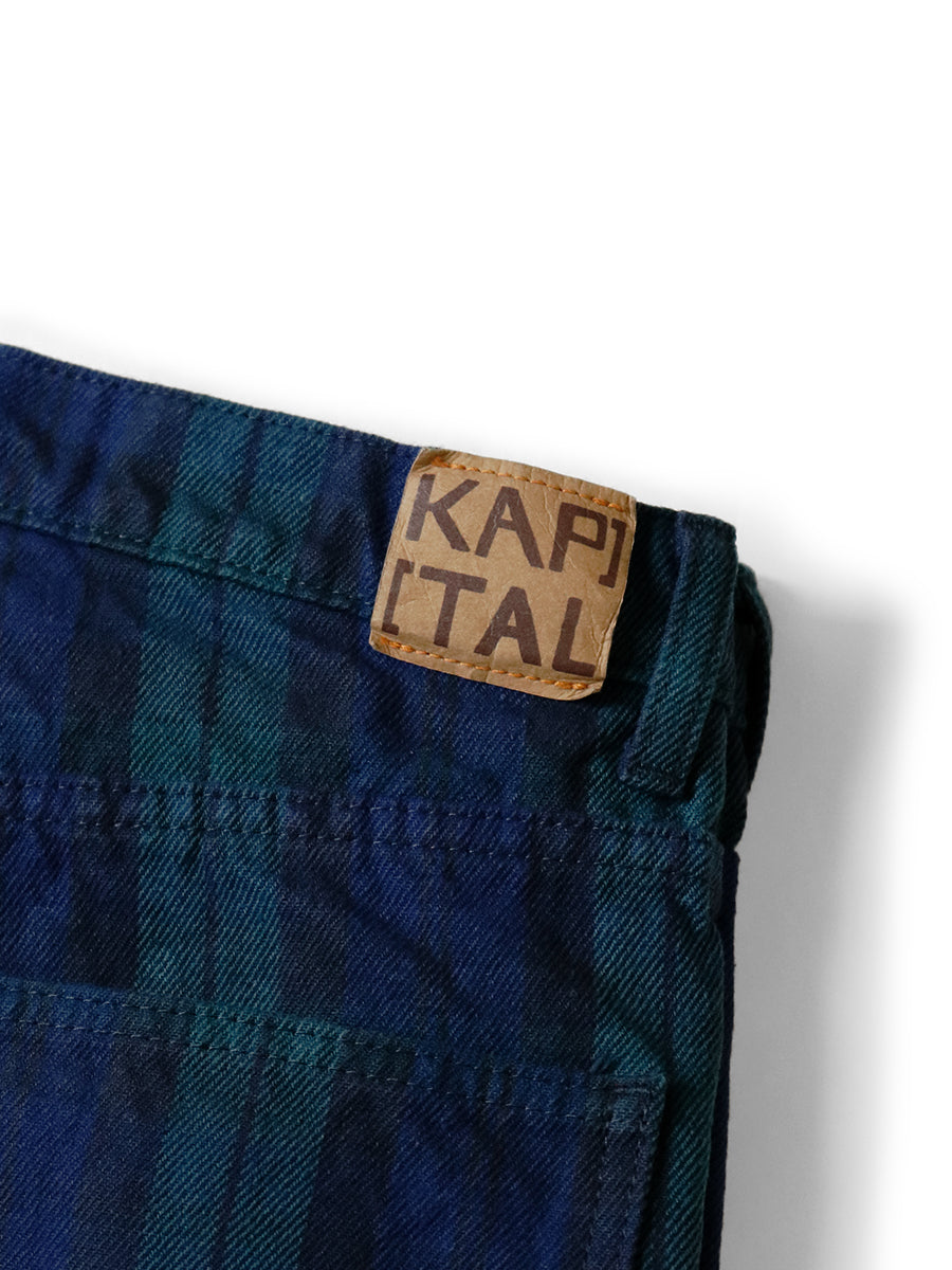 Kapital 11oz Tartan Check 5P Okabellbo