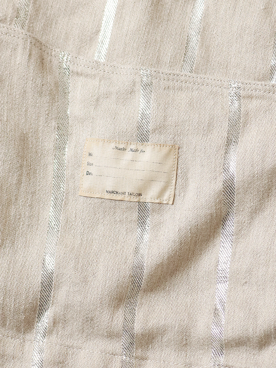 Kapital Linen Glitter Phillies Stripe Cactus Coverall