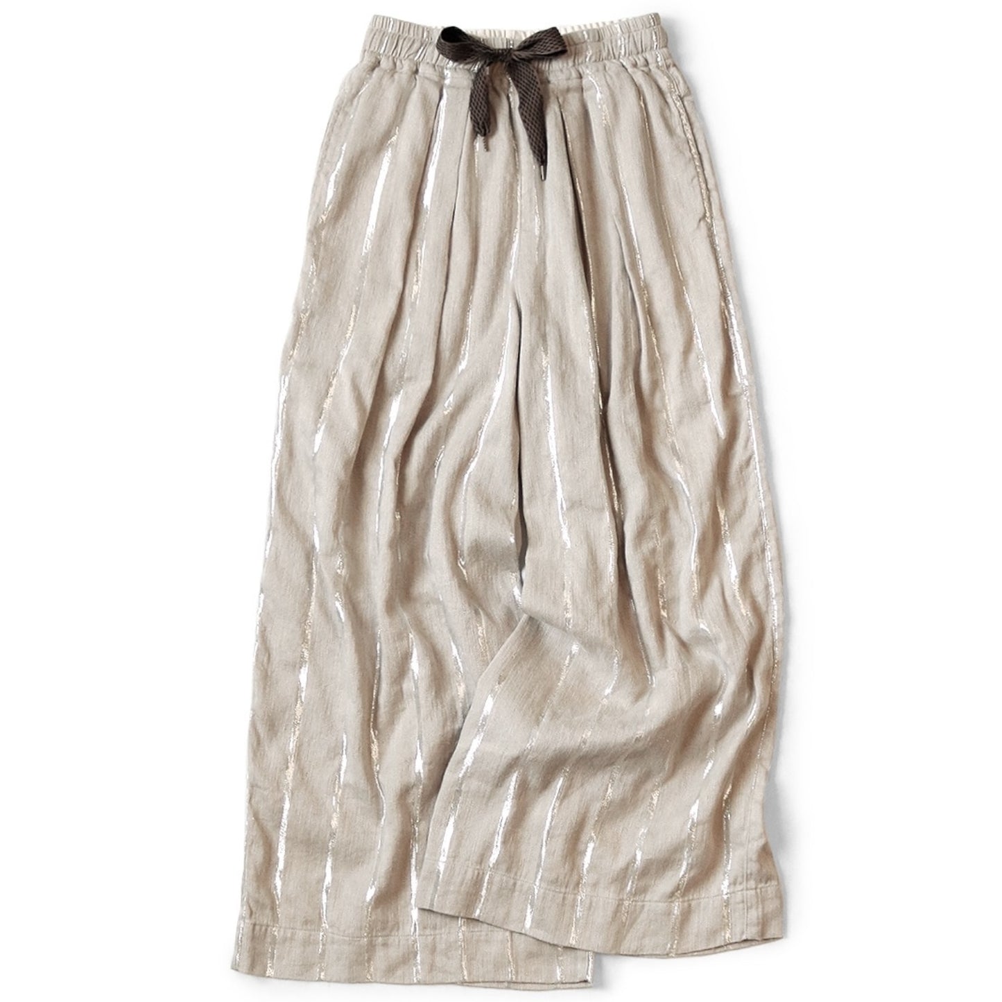 Kapital Linen Glitter Phillies Stripe Rude Baggy Pants