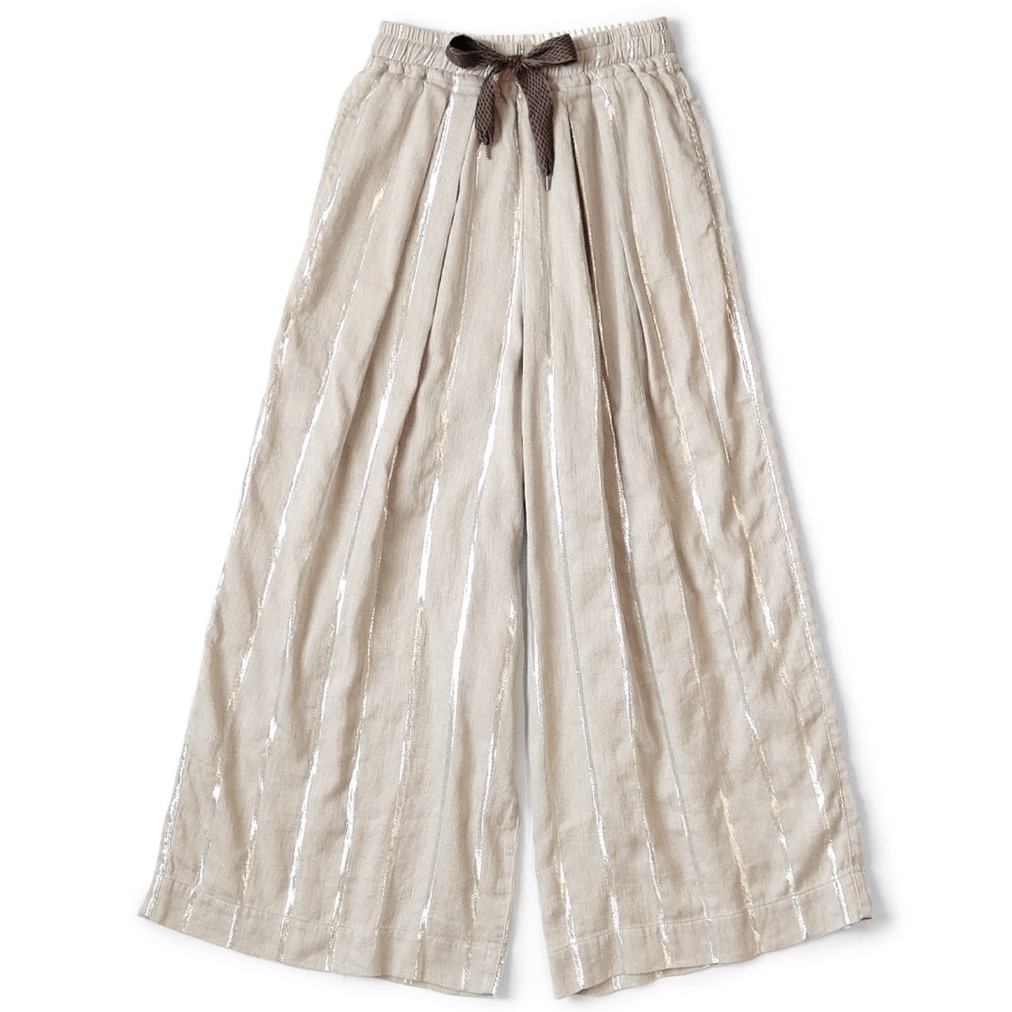 Kapital Linen Glitter Phillies Stripe Rude Baggy Pants