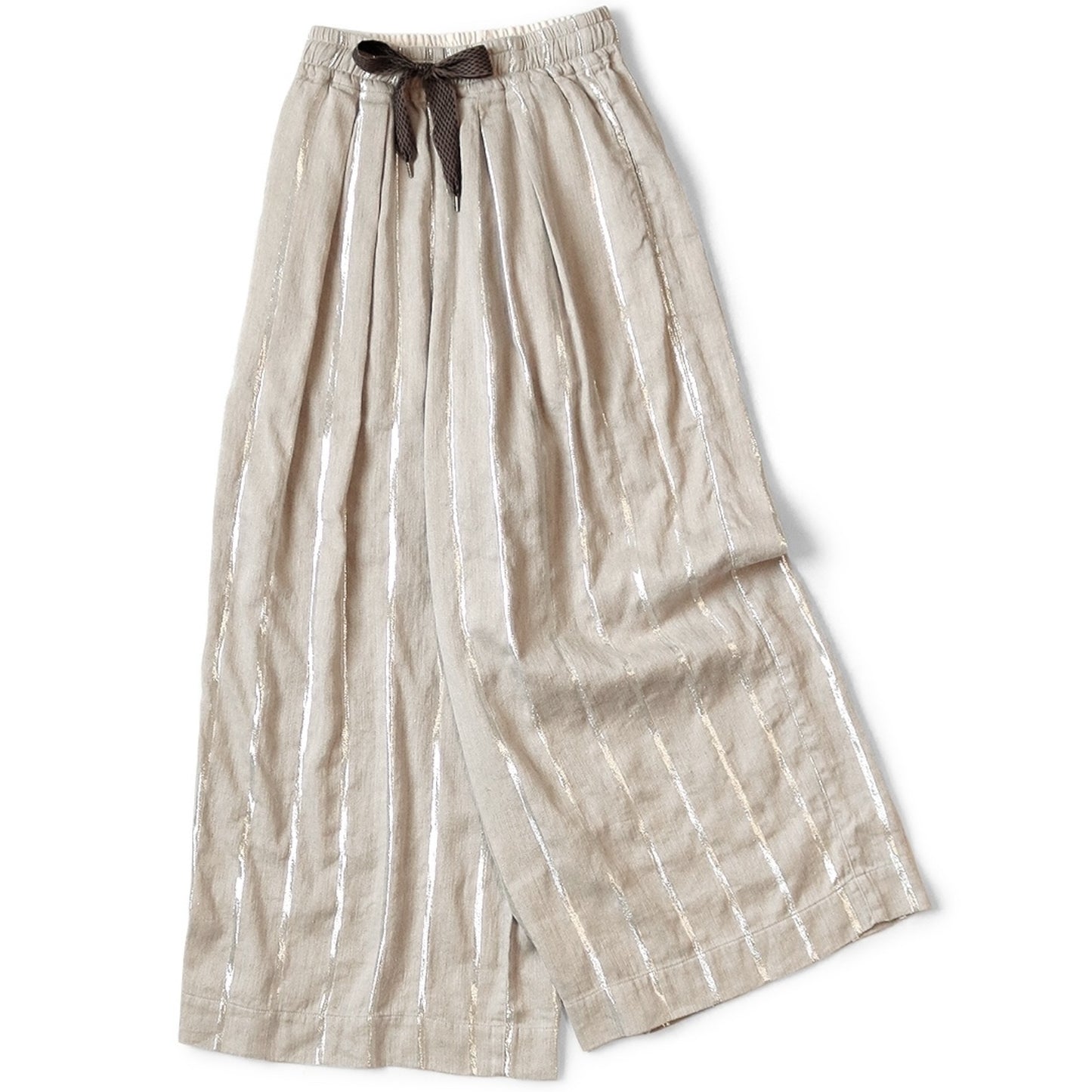 Kapital Linen Glitter Phillies Stripe Rude Baggy Pants