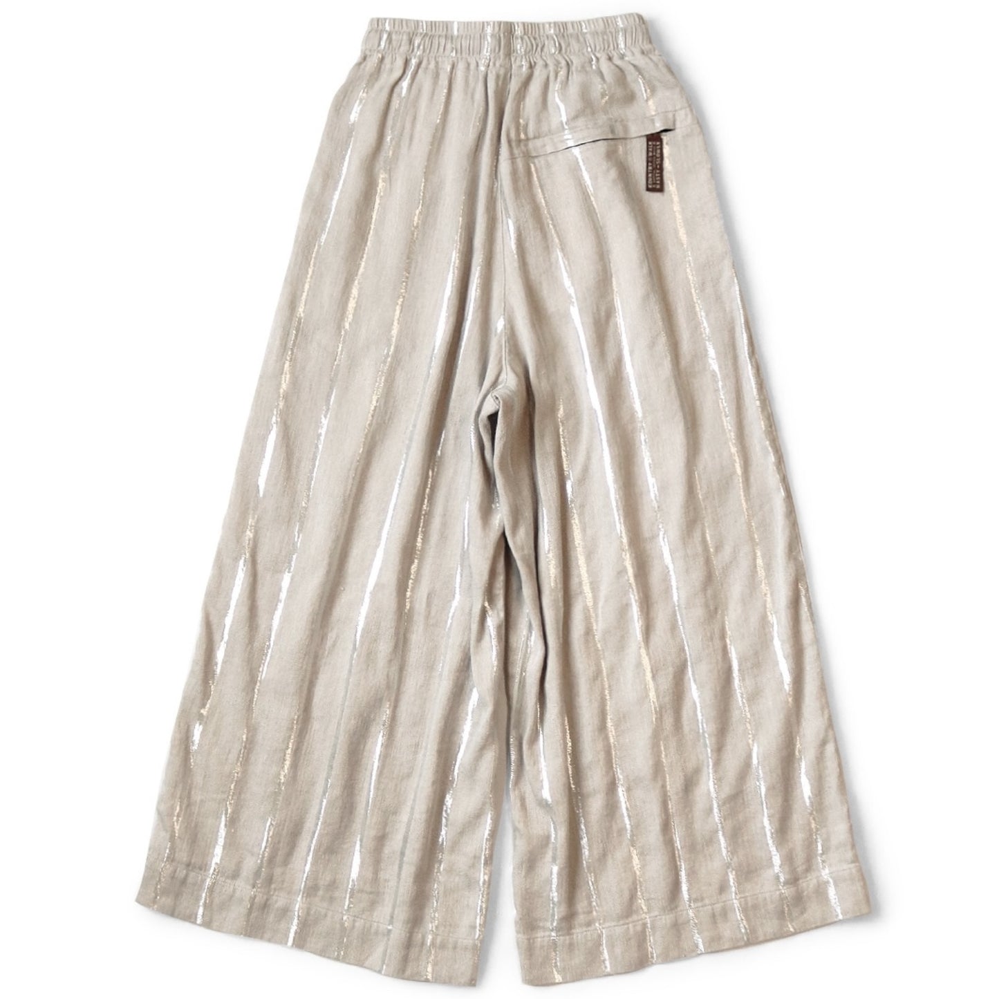 Kapital Linen Glitter Phillies Stripe Rude Baggy Pants