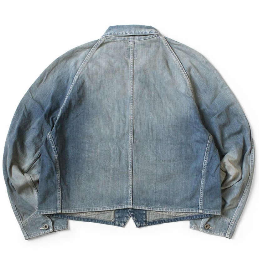 Kapital 12oz Denim Cropped Winday Chair Jacket (Short Coverall)