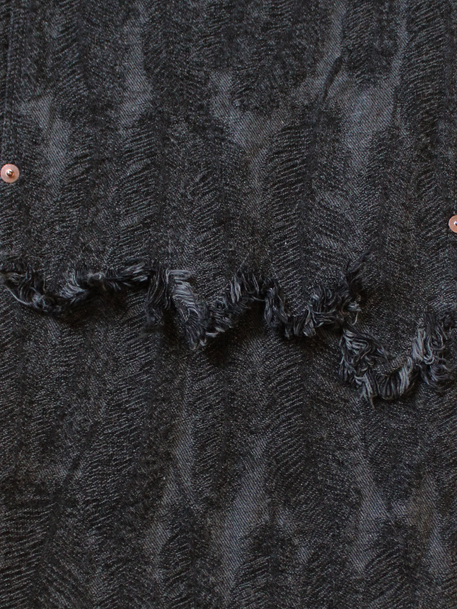 Kapital 12oz Magpie Denim Double Knee Easy Baggy Pants