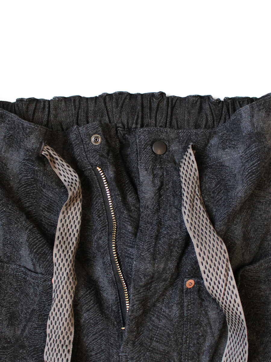 Kapital 12oz Magpie Denim Double Knee Easy Baggy Pants