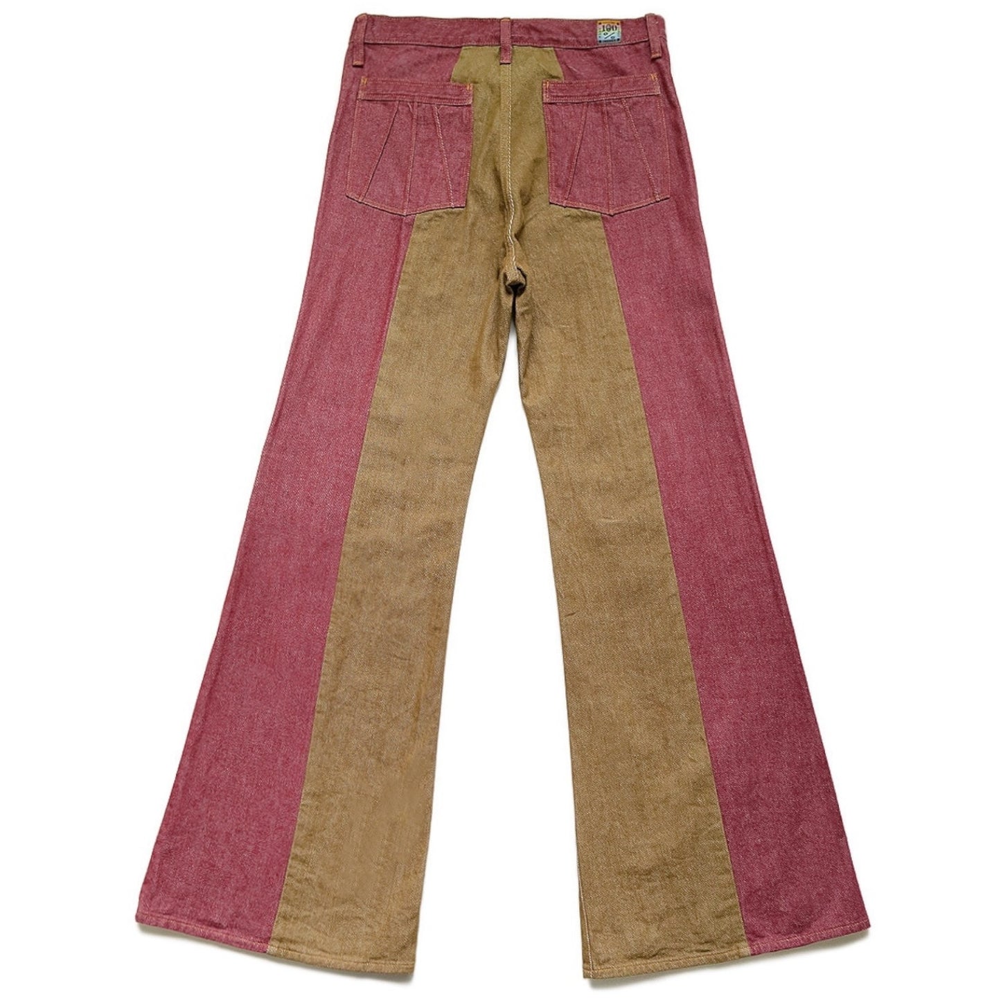 Kapital 12oz Color Denim 2 Tone Gypsy Flared Pants