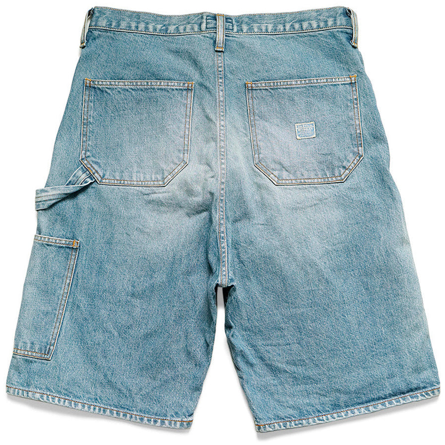 Kapital 14oz Denim Short Pants Studs Remake (Indigo Processing)