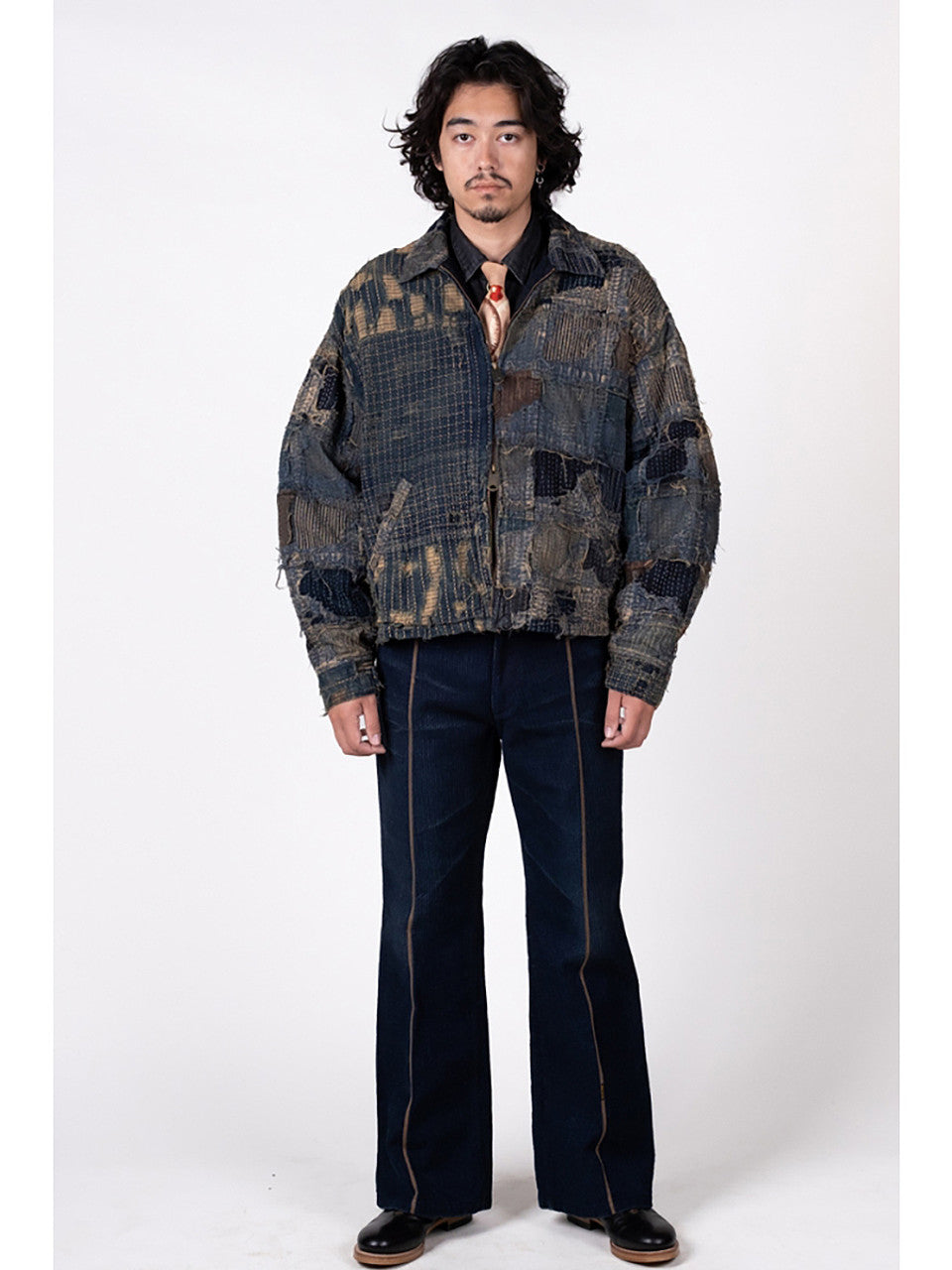 Kapital T Back Boro Zip Drizzler Jacket