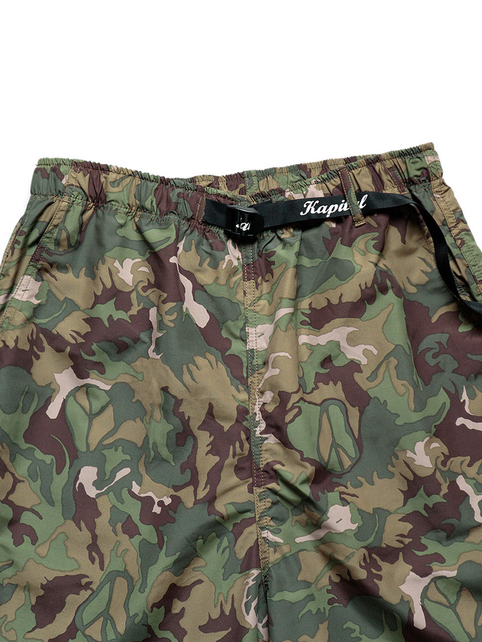 Kapital Quick-Drying Taffeta Piece Camo Easy Shorts