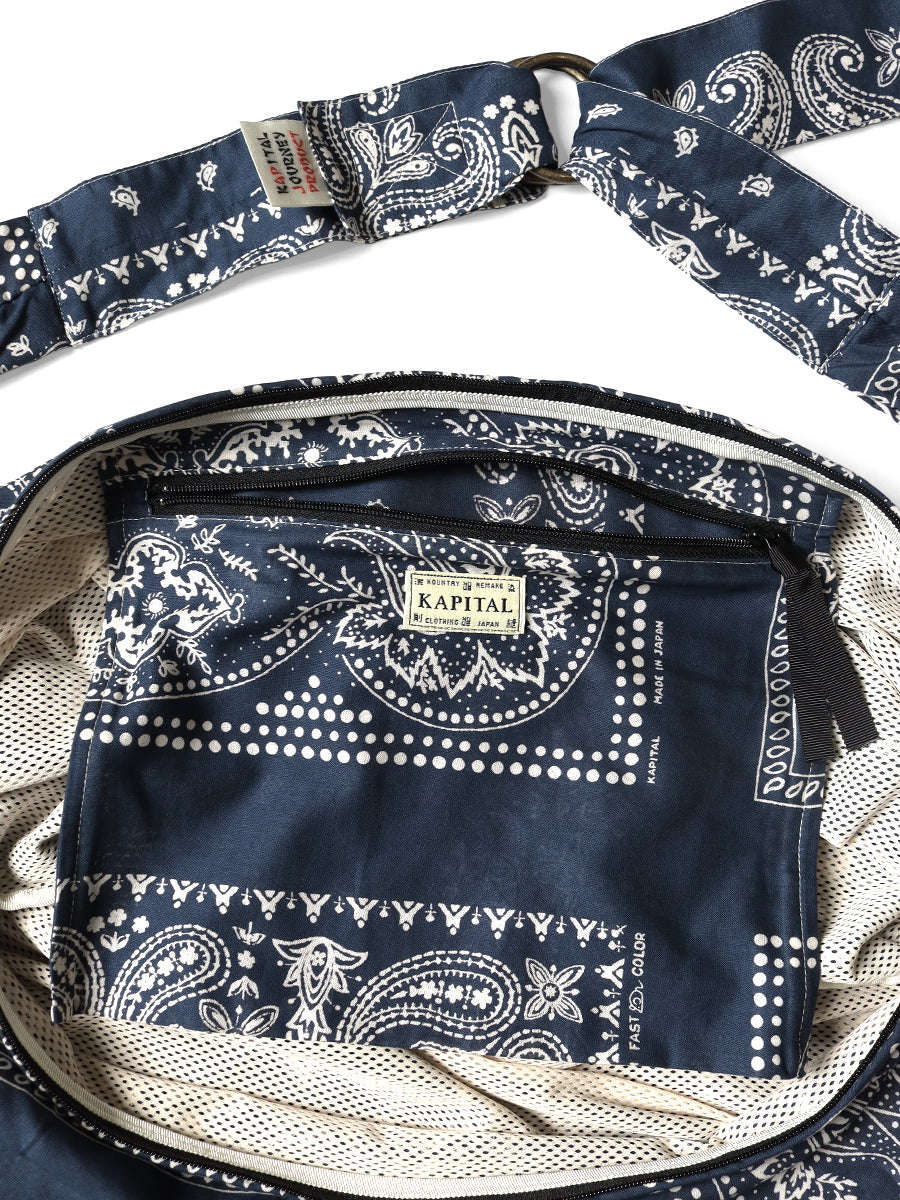 Kapital Gauze Rat Brand Bandana Patchwork Pattern Transit Snufkin Bag