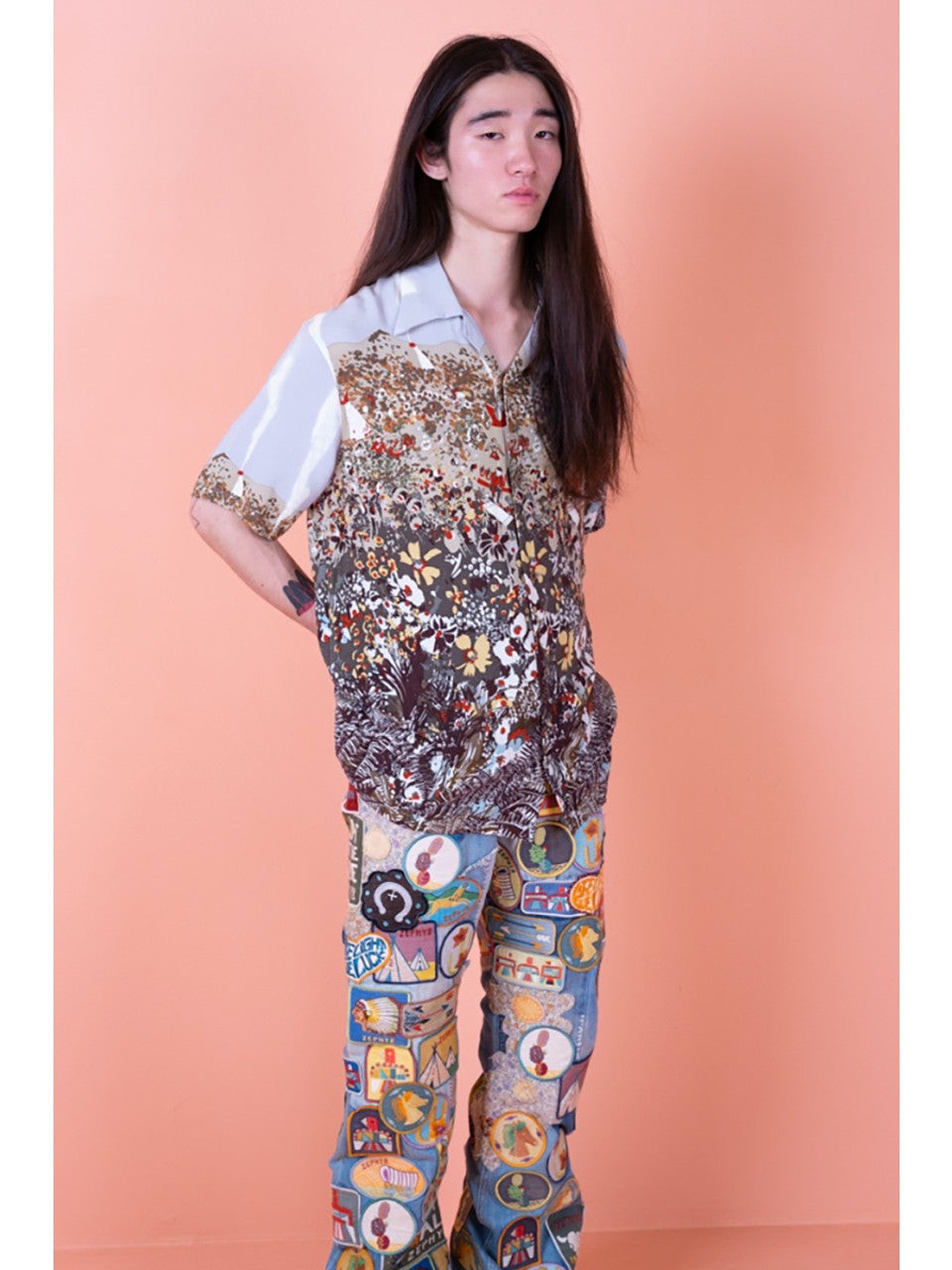 Kapital Rayon Navajoland Print Aloha Shirt