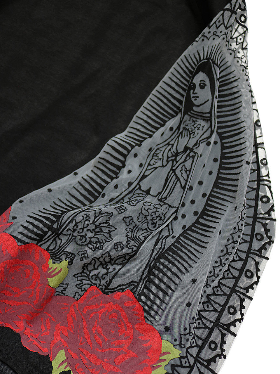 Kapital Opal Jersey Raglan Huge Tee (Virgin Maria Print)