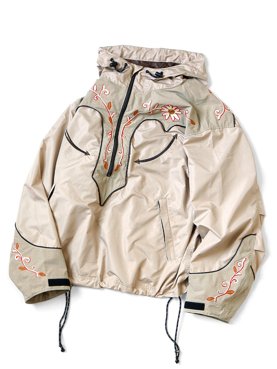 Kapital Poly Taffeta Tennessee Cornflower Parka