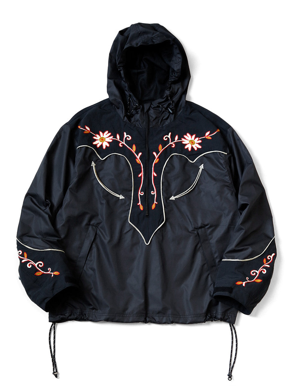 Kapital Poly Taffeta Tennessee Cornflower Parka