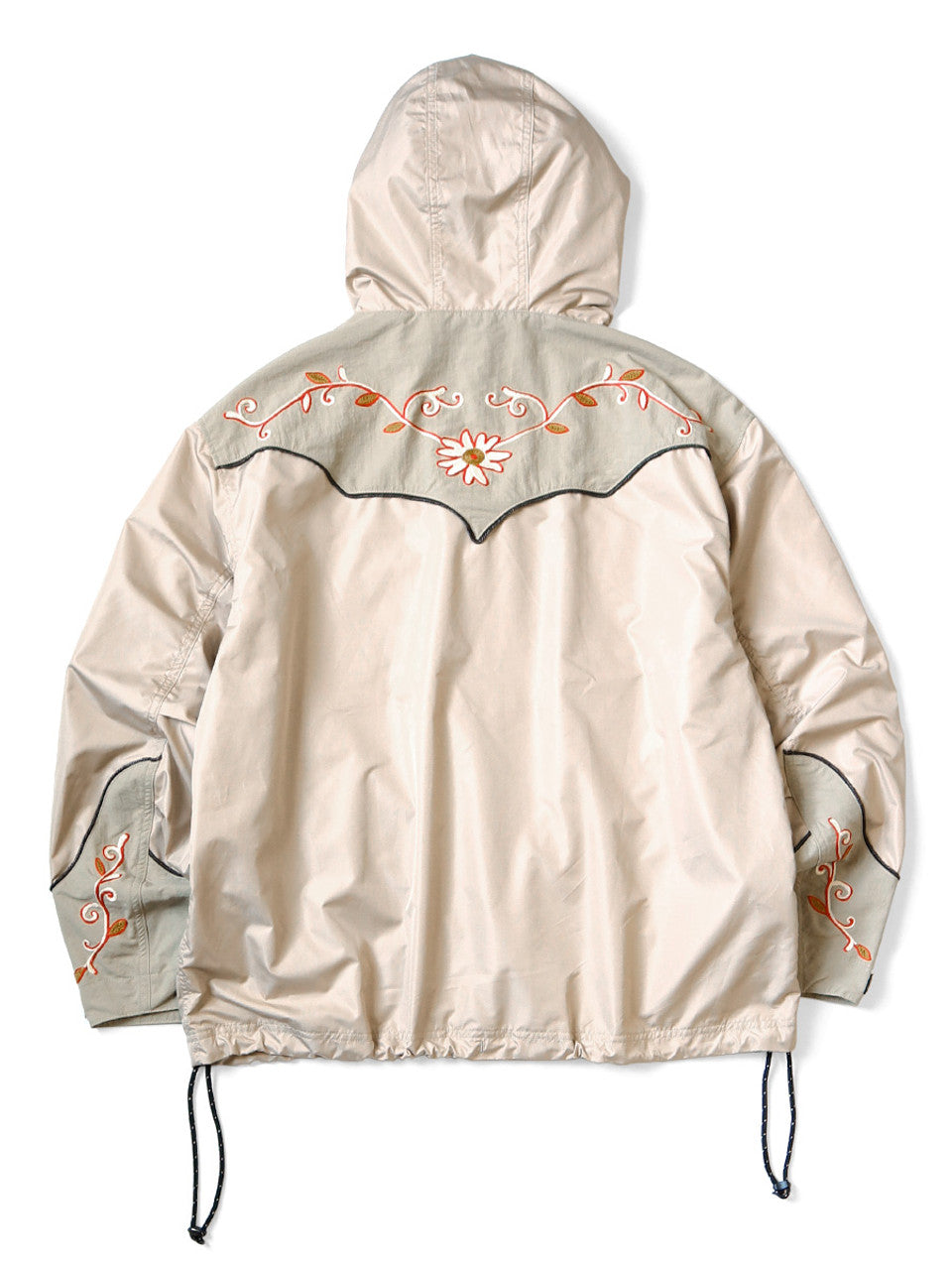 Kapital Poly Taffeta Tennessee Cornflower Parka