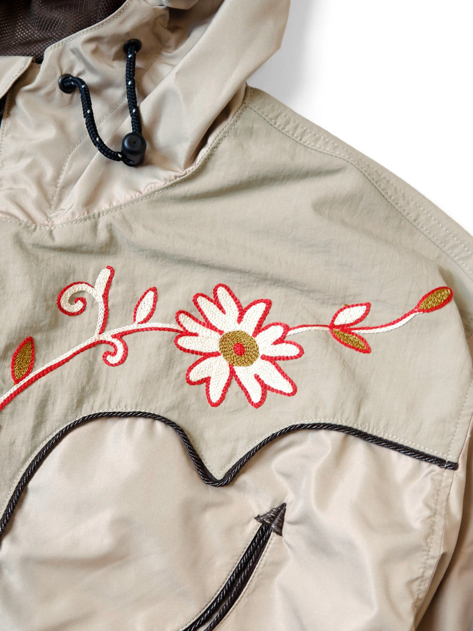 Kapital Poly Taffeta Tennessee Cornflower Parka