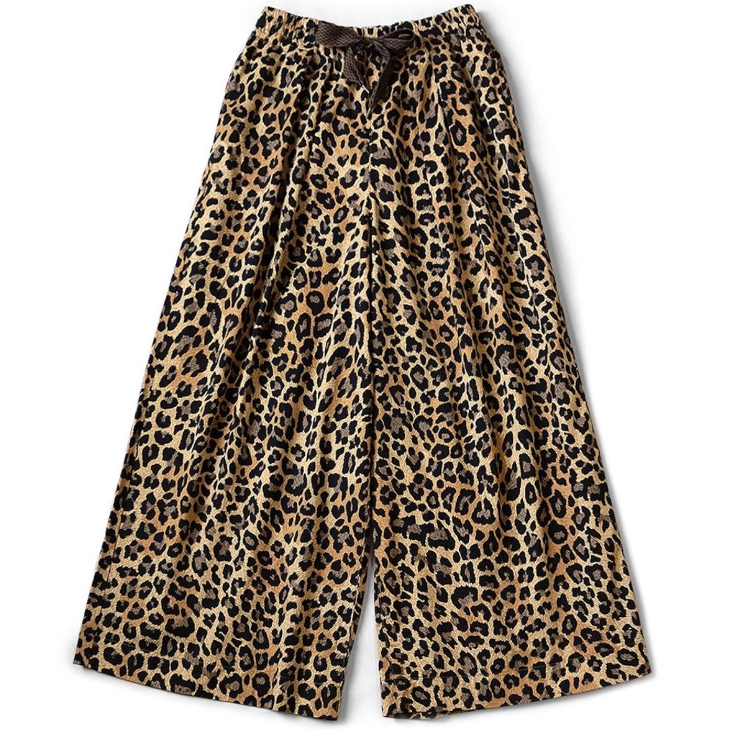 Kapital Combed Burberry Leopard Print Rude Baggy Pants
