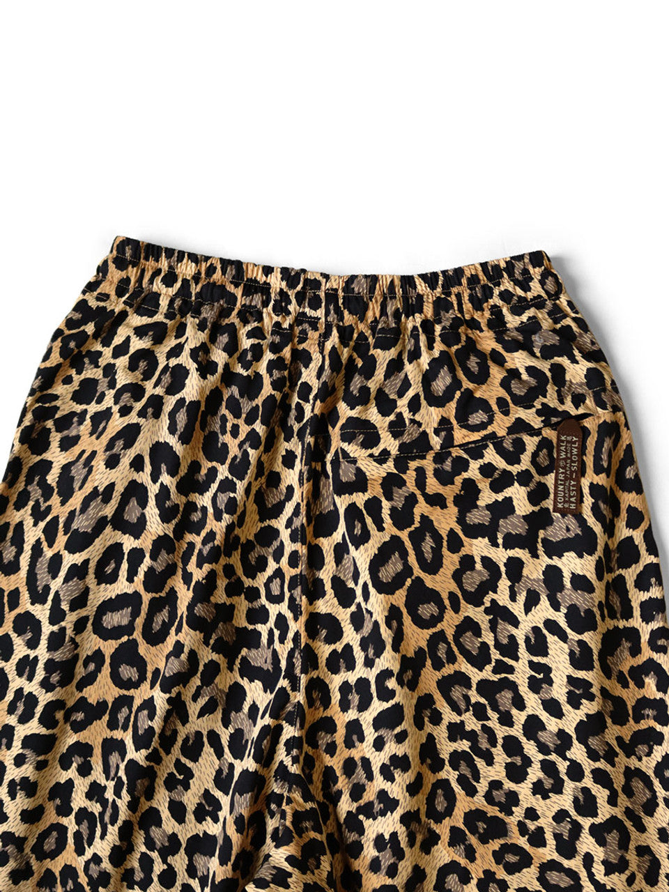 Kapital Combed Burberry Leopard Print Rude Baggy Pants