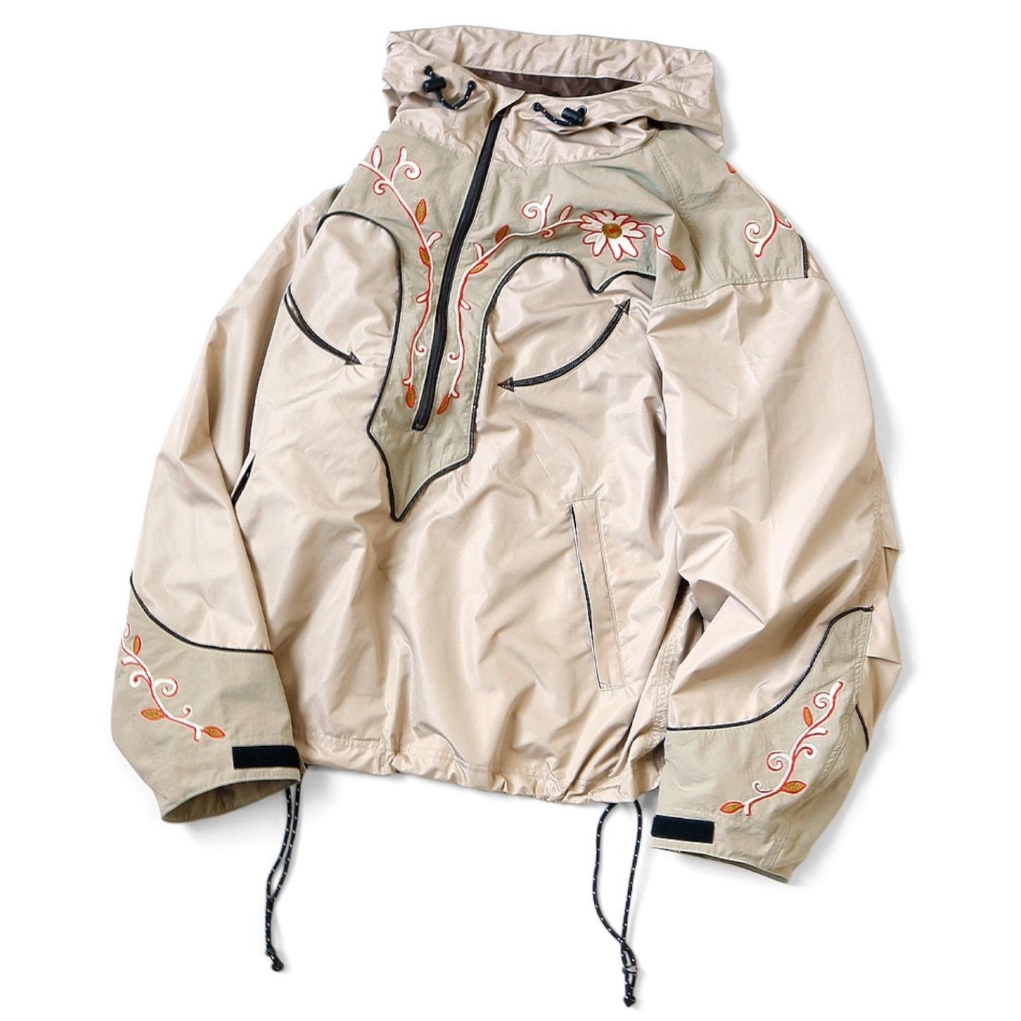 Kapital Poly Taffeta Tennessee Cornflower Parka