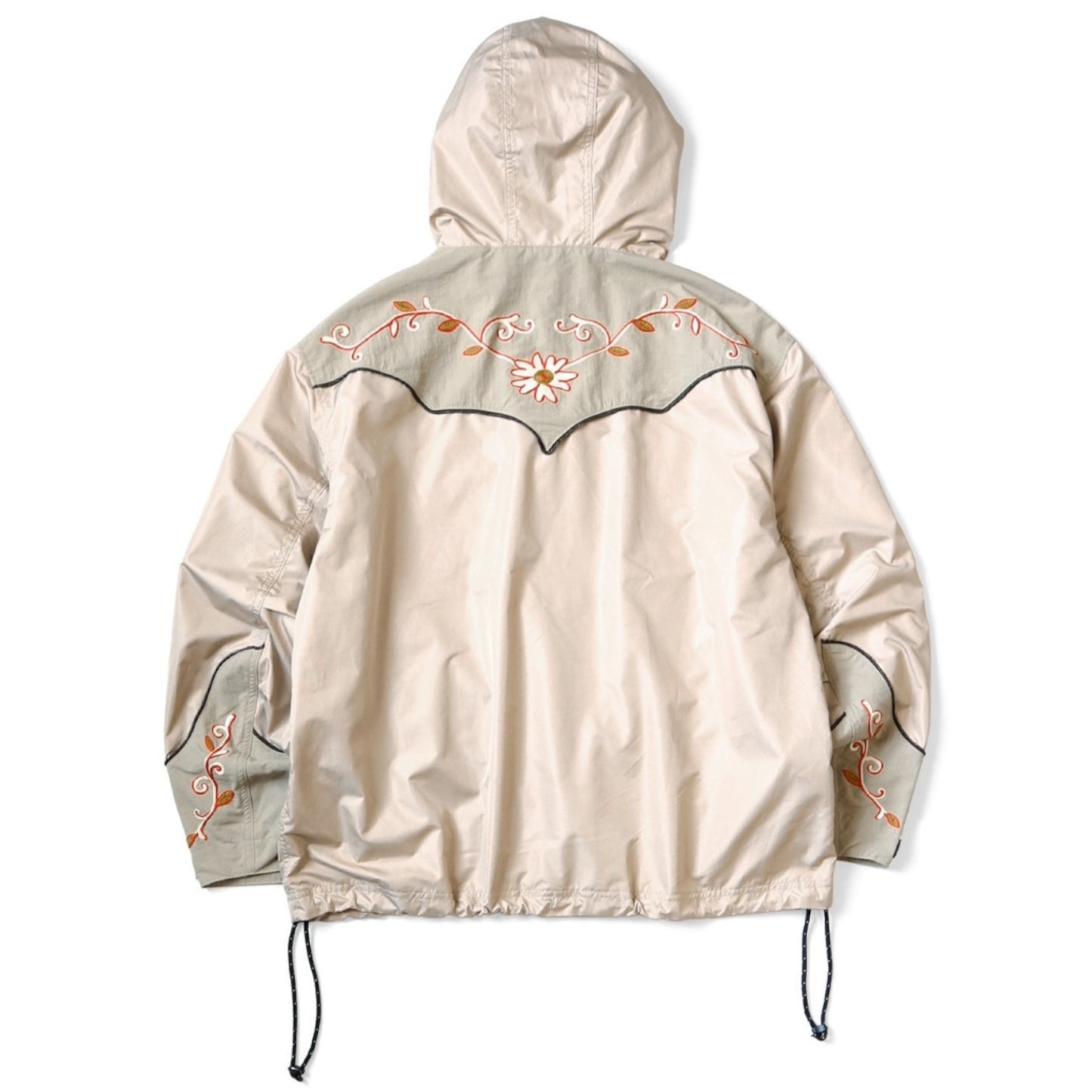 Kapital Poly Taffeta Tennessee Cornflower Parka