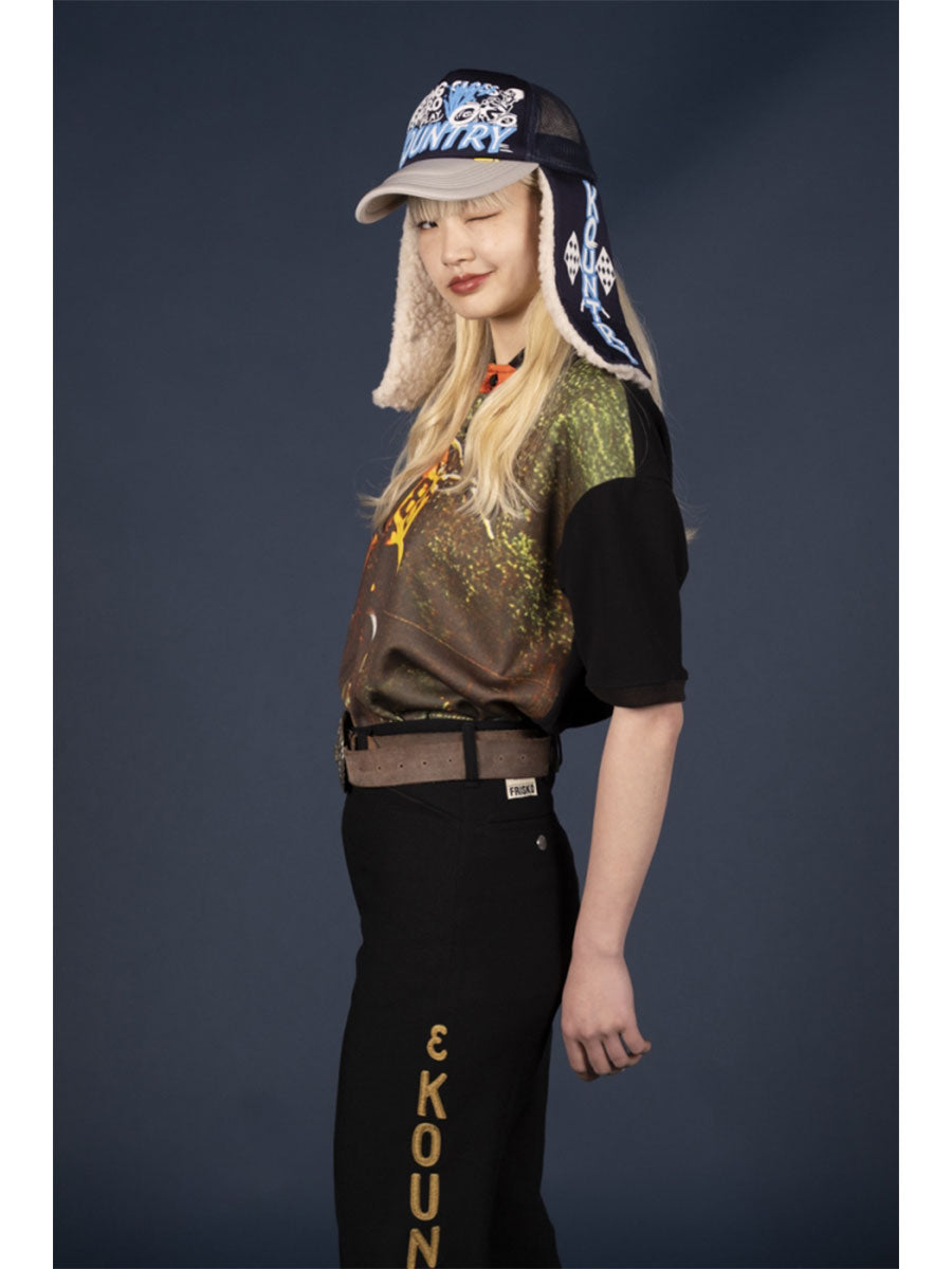 Kapital Kountry Racer Lumber Trucker Cap (Kountry Flag)