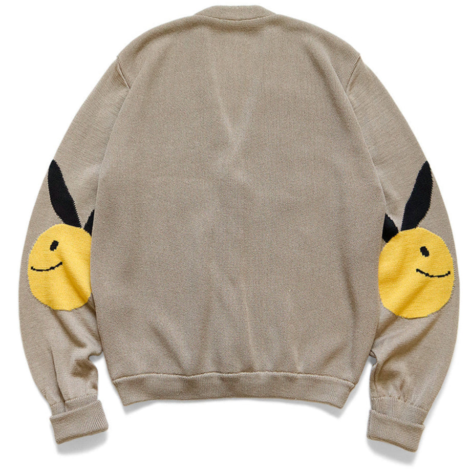 Kapital 10G Eco Knit Elbow Coneybowy Short Cardigan