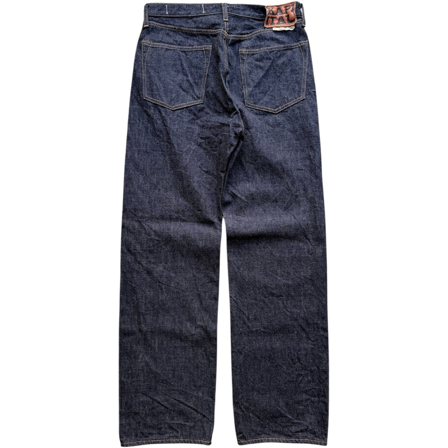 Kapital 13.5oz Zimbabwe Denim 5P Selvedge Wide Leg Monkey TH