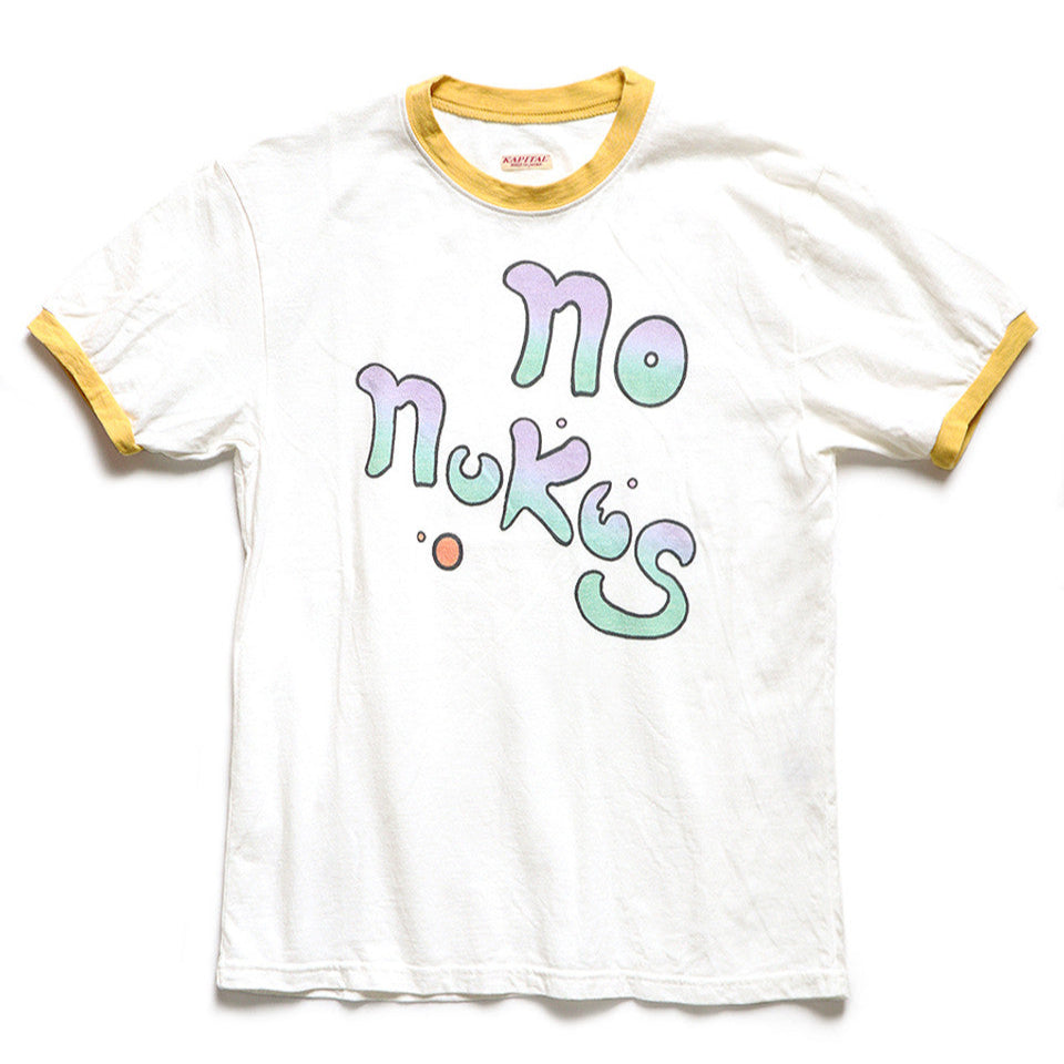 Kapital Tenjiku Ringer T-Shirt (No Nukes Print)