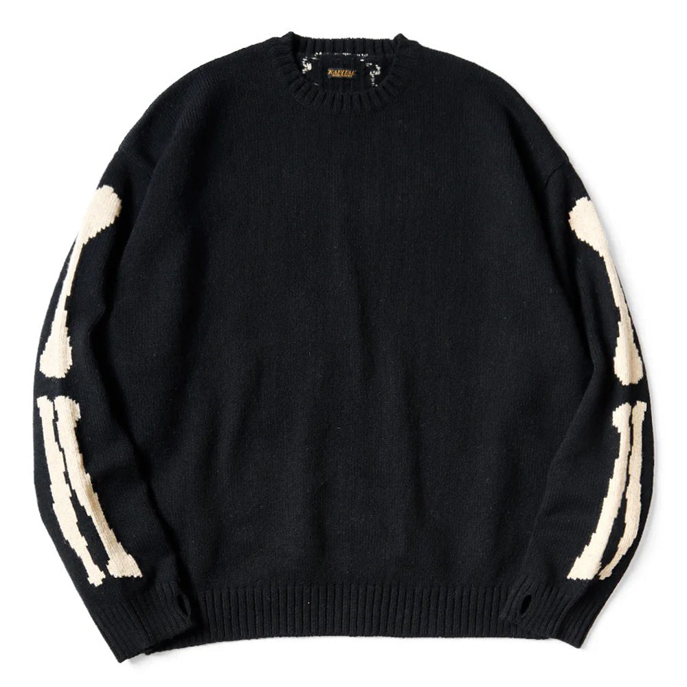 Kapital 5G Wool Bone Crew Sweater