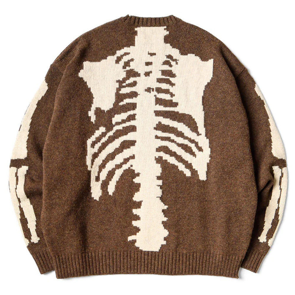 Kapital 5G Wool Bone Crew Sweater