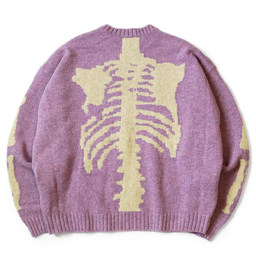 Kapital 5G Wool Bone Crew Sweater