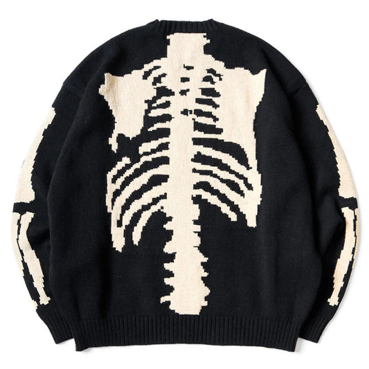 Kapital 5G Wool Bone Crew Sweater